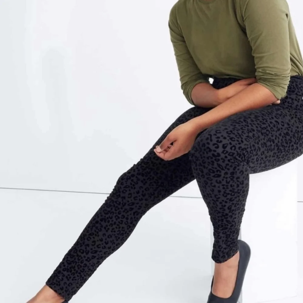 NWT MADEWELL 9" Mid Rise Black Leopard Skinny Jean - Picture 5 of 16